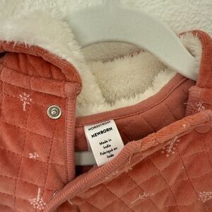 Nordstrom Kids Quilted Coral Jacket
